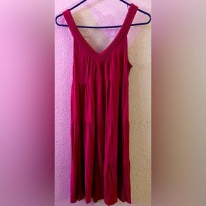 This is a RED OLD NAVY dress in size SMALL.